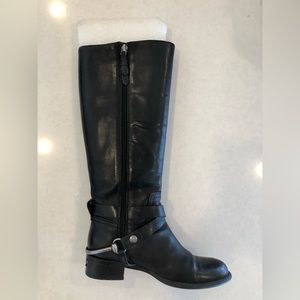 Size 6 Franco Sarto black boots like new